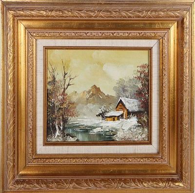 ANDRE DE JONG OIL ON CANVAS SIGNED & FRAMED. Andre de Jong oil on canvas signed and framed to 