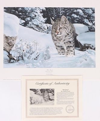 CHARLES FRACE THE QUEST SIGNED LMTD PRINT. Charles Frace (1926-2005, American) "The Quest" 