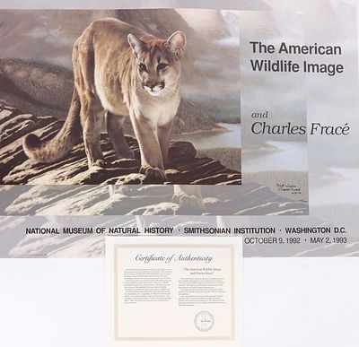 C. FRACE THE AMERICAN WILDLIFE LISIGNED LMTD PRINT. Charles Frace (1926-2005, American) "The 