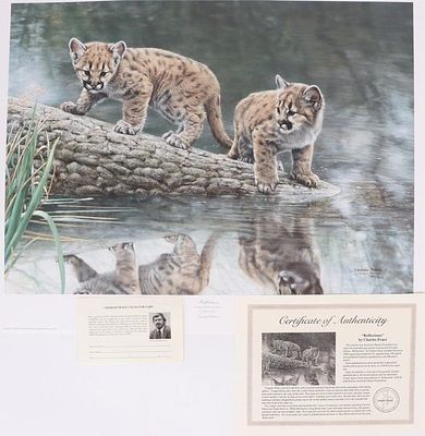 CHARLES FRACE REFLECTIONS SIGNED LMTD PRINT. Charles Frace (1926-2005, American) "Reflections" 