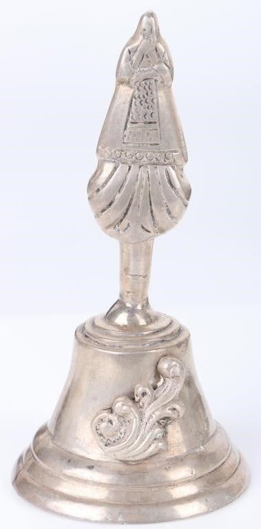 Lot 195345: ANTIQUE STERLING SILVER BELL STAMPED 925