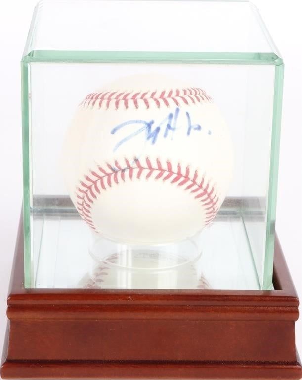 Lot 195374: JEFF BECK AUTOGRAPHED BASEBALL JSA CERTIFIED