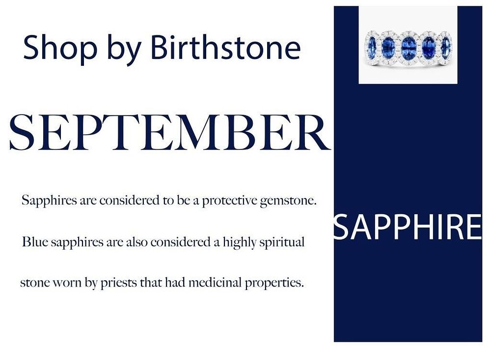 Lot 198163a: SHOP BY BIRTH STONE! MONTH OF SEPTEMBER: SAPPHIRE
