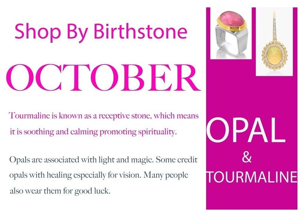 Lot 198185a: SHOP BY BIRTH STONE! OCTOBER: OPAL & TOURMALINE