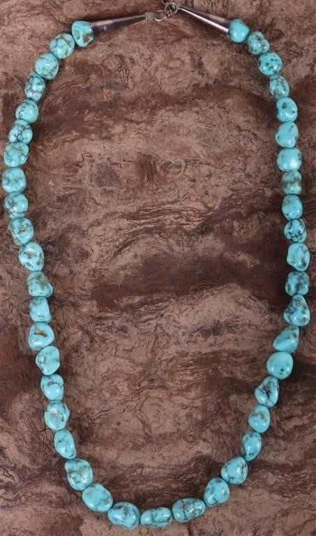 Lot 198264: SLEEPING BEAUTY TURQUOISE SOUTHWEST NECKLACE