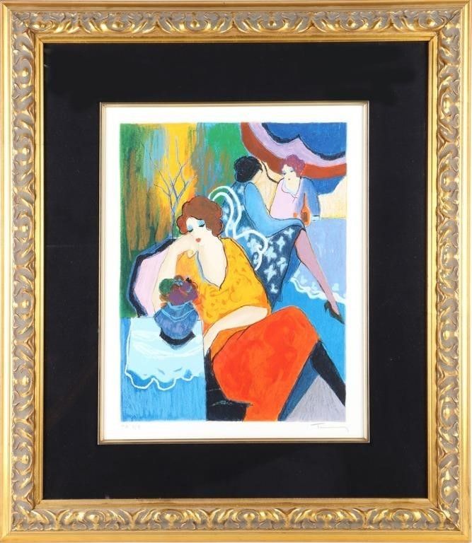 Lot 196042b: ITZCHAK TARKAY "TRANQUILITY"SIGNED LTD. SERIGRAPH