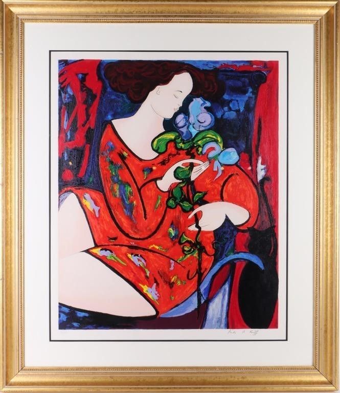 Lot 196042d: LINDA LE KINFF "L'ORCHIDEE" SIGNED LTD ED. GICLEE