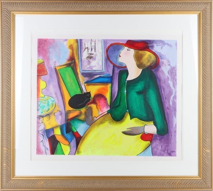 Lot 196042e: LINDA LE KINFF "LES GANTS" SIGNED LTD ED. GICLEE