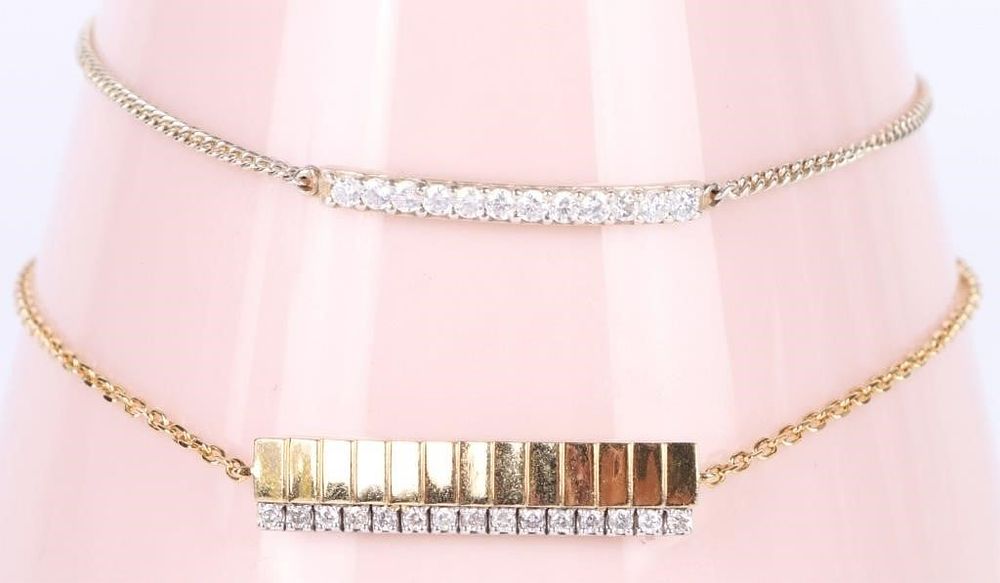 Lot 199159: DIAMOND VERMEIL STERLING SILVER LADIES BRACELETS