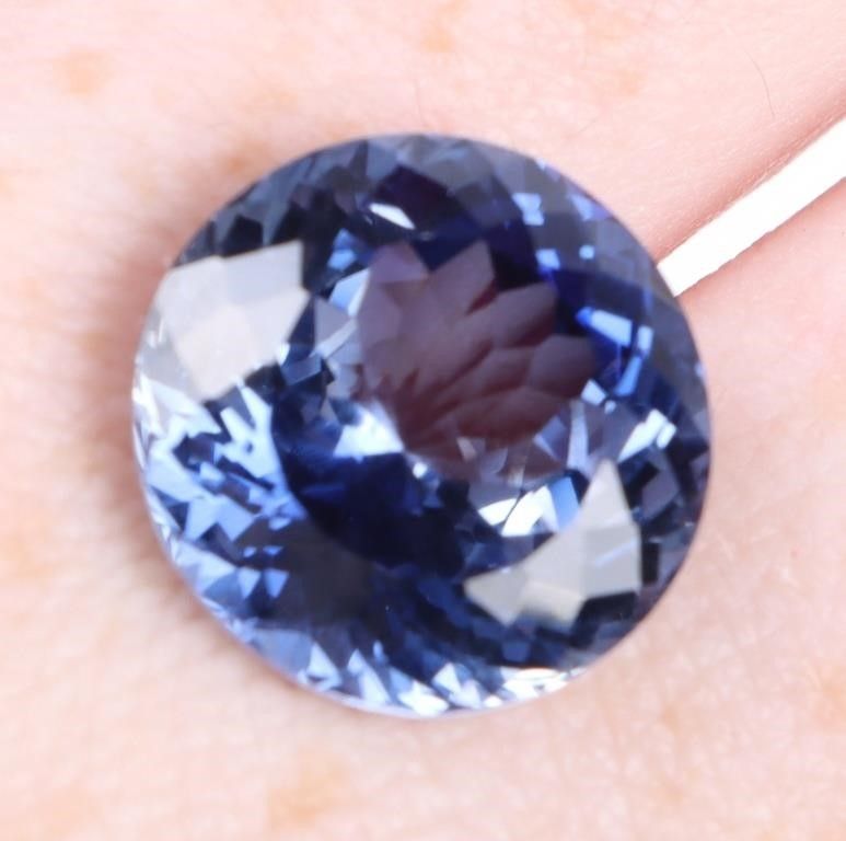 Lot 199280: 14.2CT ROUND CUT SAPPHIRE GEMSTONE