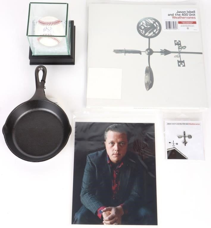 Lot 199343: JASON ISBELL AUTOGRAPHED ITEMS & MEMORABILIA