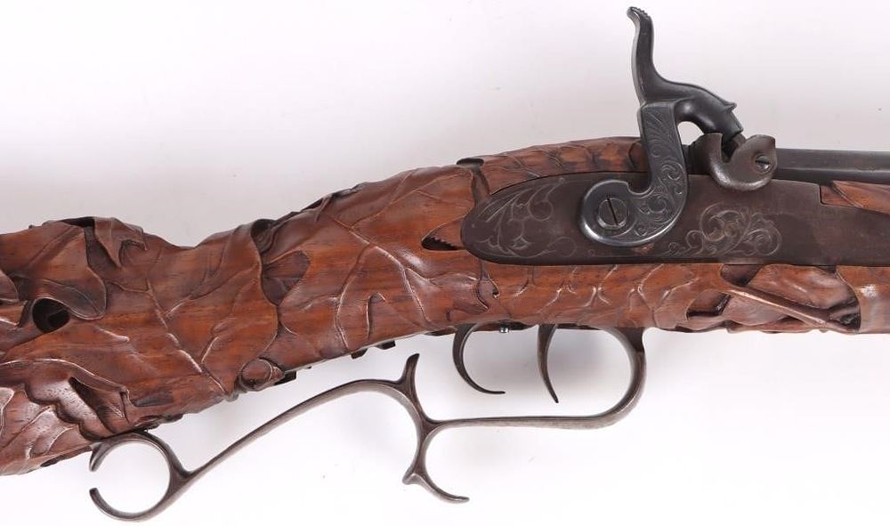 Lot 199348: THOMPSON .50 CAL. RENEGADE W/ DEEP RELIEF DESIGN