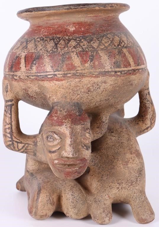 Lot 199354: CHOROTEGA CEREMONIAL SPIRITS BOWL (700-900AD)