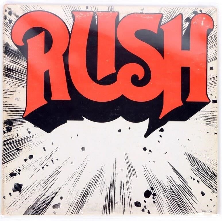 Lot 199414: EARLY 1ST PRESSING RUSH DEBUT VINYL LP