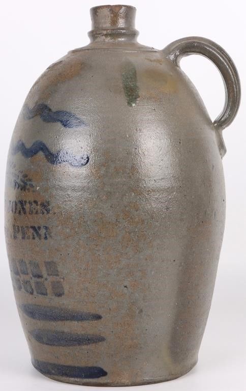 Lot 200397: HAMILTON & JONES 2 GALLON STONEWARE JUG