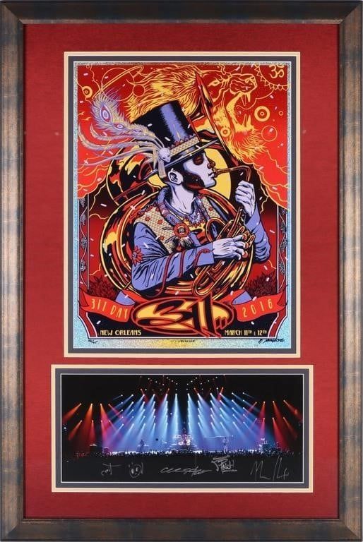 Lot 203444: MUNK ONE LTD ED. SIGNED PRINT W/ 311 AUTOGRAPHS