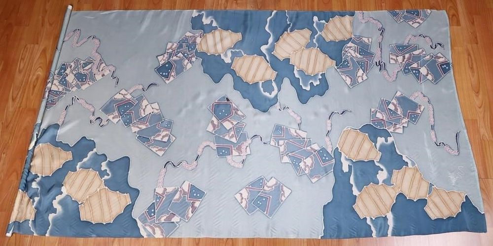 Lot 203476: ORNATE SILK ASIAN HANGING TAPESTRY SIGNED WILEY