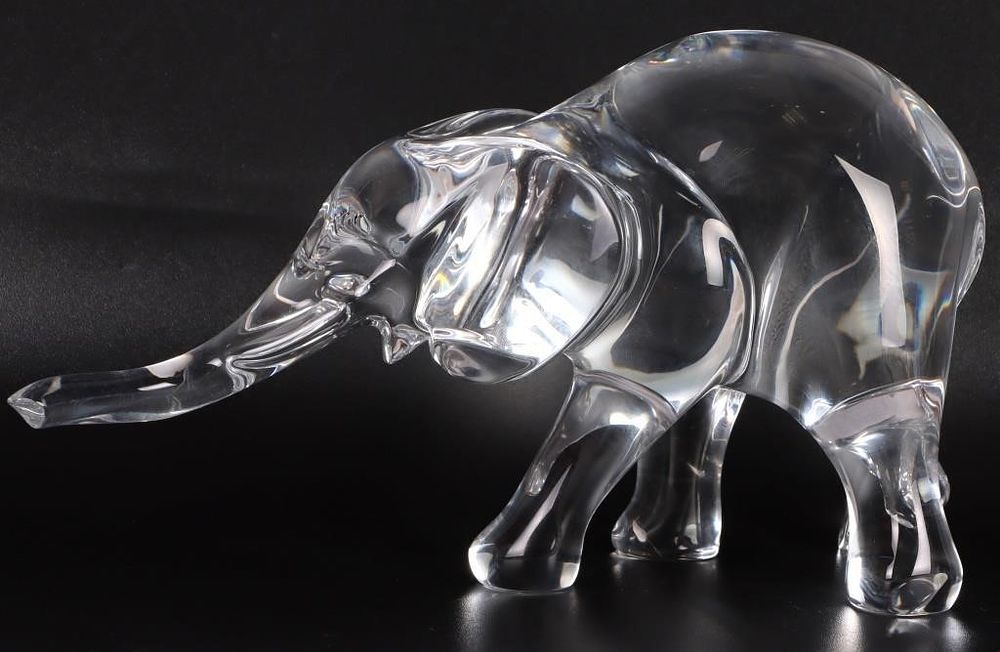 Lot 203506: BACCARAT CRYSTAL TANGANYIKA ELEPHANT