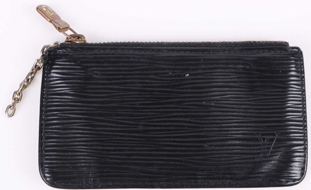Lot 203529: LOUIS VUITTON BLACK EPI POCHETTE CLES COIN PURSE