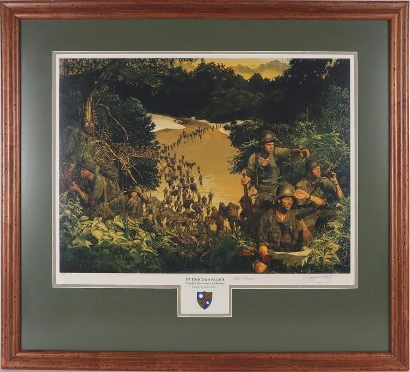 Lot 204156: JAMES DIETZ "OF THEIR OWN ACCORD" SIGNED PRINT
