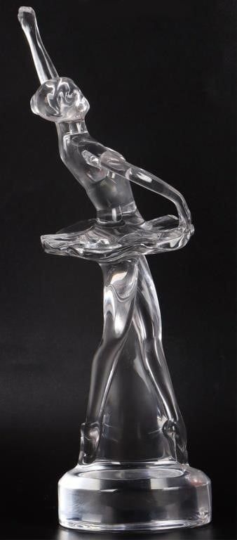 Lot 204175: BACCARAT CRYSTAL BALLERINA DANCER FIGURINE