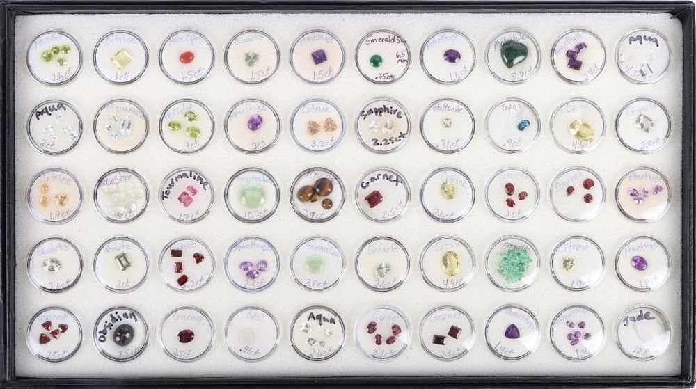 Lot 204199: ~300CTW LOOSE ASSORTED SEMI-PRECIOUS GEMSTONES