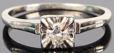 0.20CT NATURAL DIAMOND 14K WHITE GOLD RING. 0.20ct natural diamond 14k white gold ladies