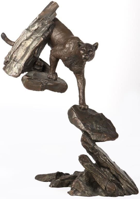 Lot 209400: MARK HOPKINS BRONZE "MOUNTAIN OVERLOOK" 383/550