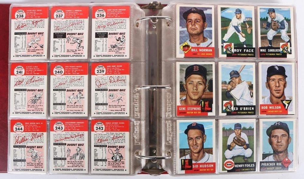 Lot 210211: TOPPS 1953 ARCHIVES & 1993 BASEBALL CARD SETS