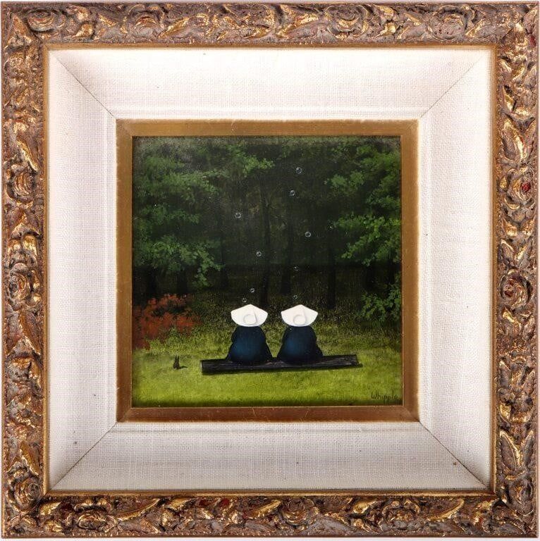 Lot 210301: FRANK WHIPPLE ORIGINAL OIL ON BOARD PAINTING