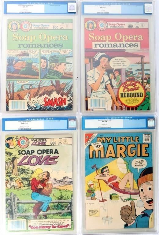 Lot 211156: ASSORTED CHARLTON ROMANCE COMICS CGC GRADED