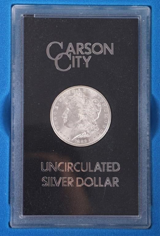 Lot 211223: 1882 CC MORGAN DOLLAR MS RICHARD NIXON GSA SERIES