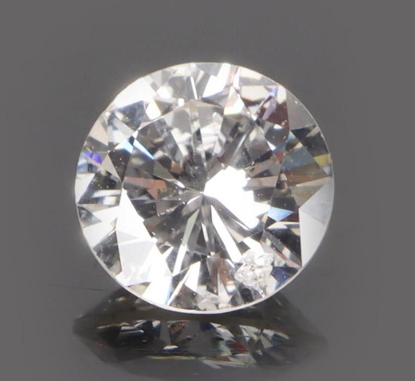 Lot 211258: GIA 1.75CT ROUND BRILLIANT DIAMOND GEMSTONE
