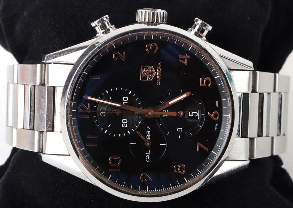 Lot 211304: TAG HEUER CARRERA CALIBER 1887 CAR2014-4 WATCH