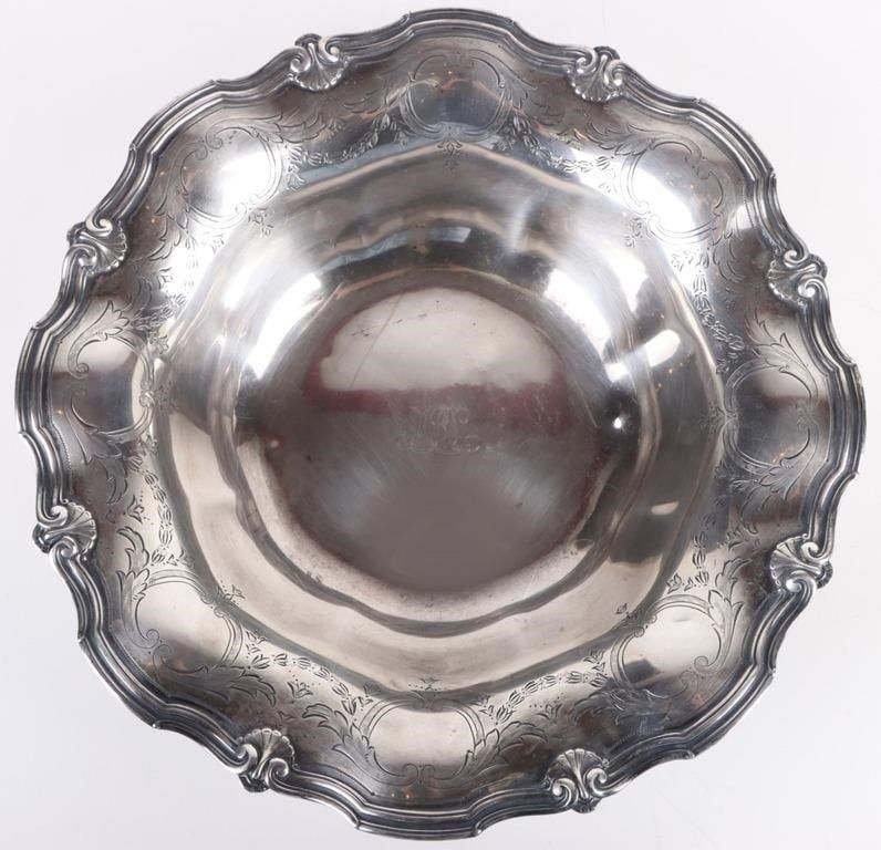 Lot 211390: TIFFANY & CO. MAKERS 6276 STERLING SILVER BOWL