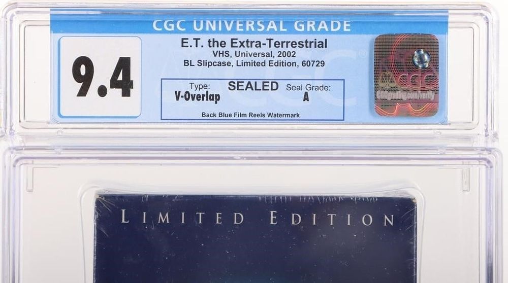 Lot 211400: VHS ET EXTRA-TERRESTRIAL 2002 TRU LIMITE CGC 9.4
