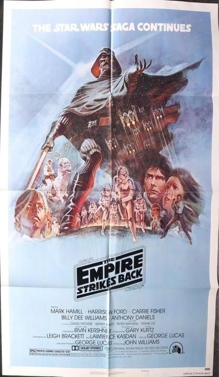 Lot 211409: STAR WARS: THE EMPIRE STRIKES BACK STYLE B POSTER