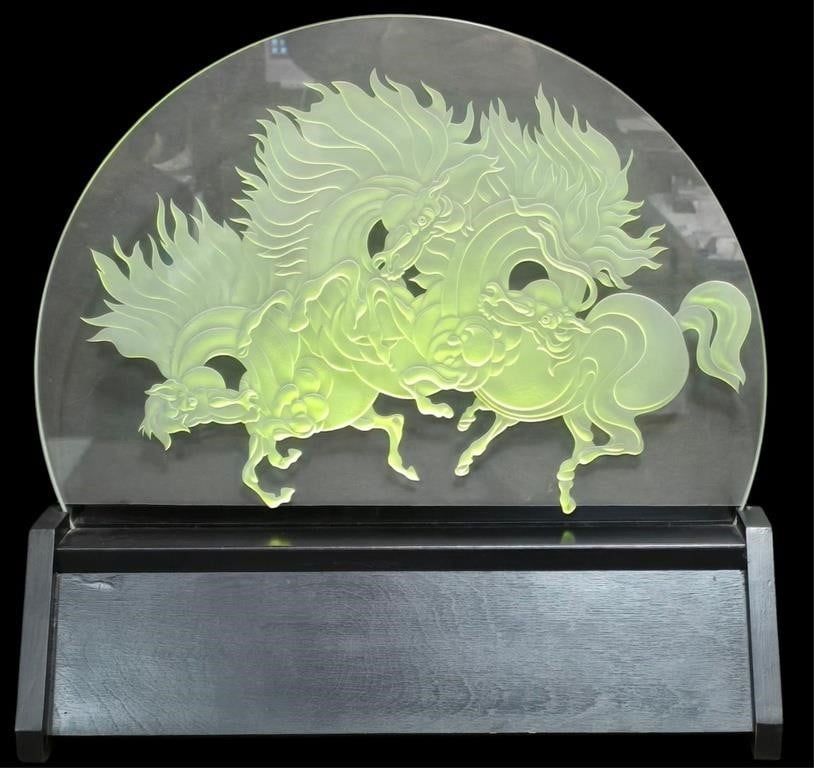 Lot 212275: GUILLAUME AZOULAY STARFIRE CRYSTAL LUMINAIRE