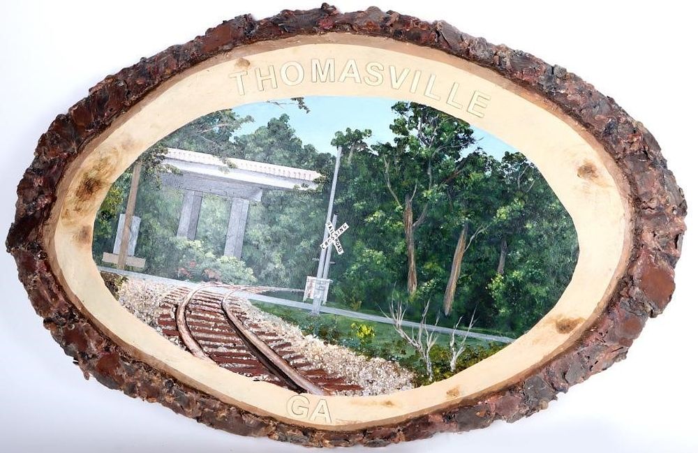 Lot 212278: ROCHEZ-LOPEZ ORIGINAL THOMASVILLE GA 3-D PAINTING
