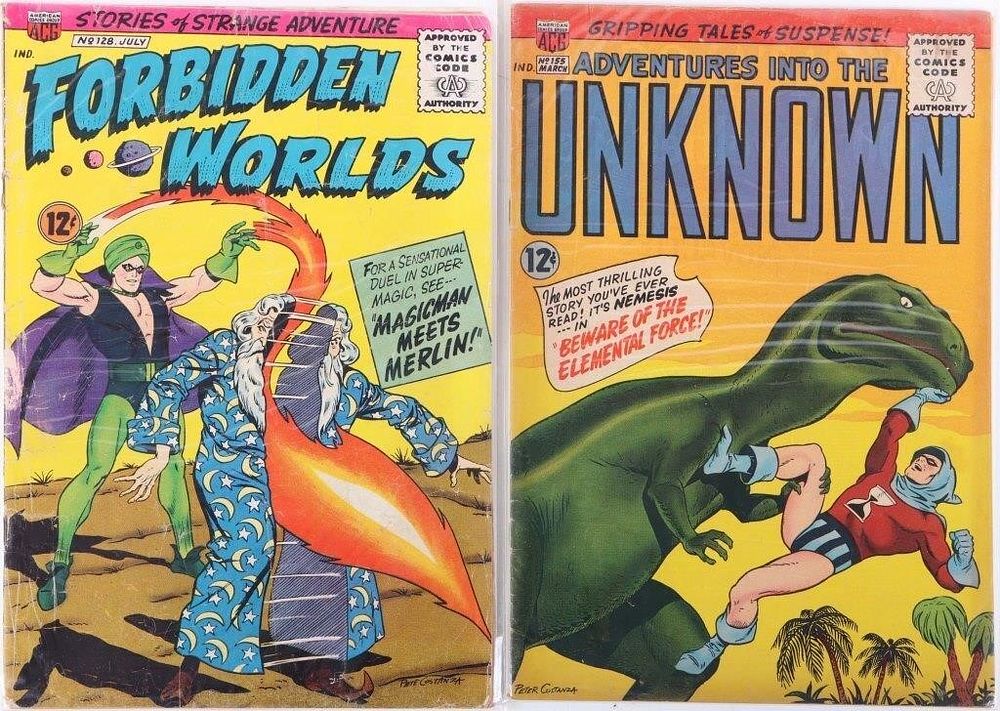 Lot 212329: AMERICAN COMICS GROUP SILVER AGE COMICS (2)