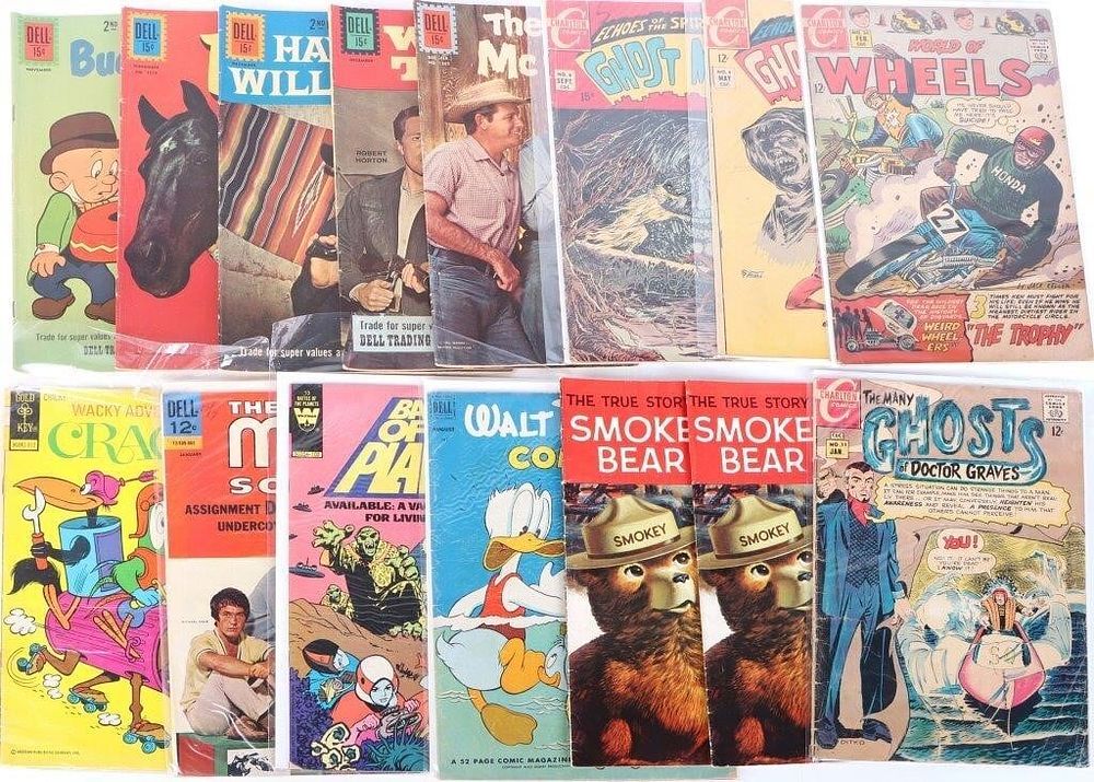 Lot 212332: BRONZE AGE COMICS SUPER COLLECTION 15 RAW BOOKS