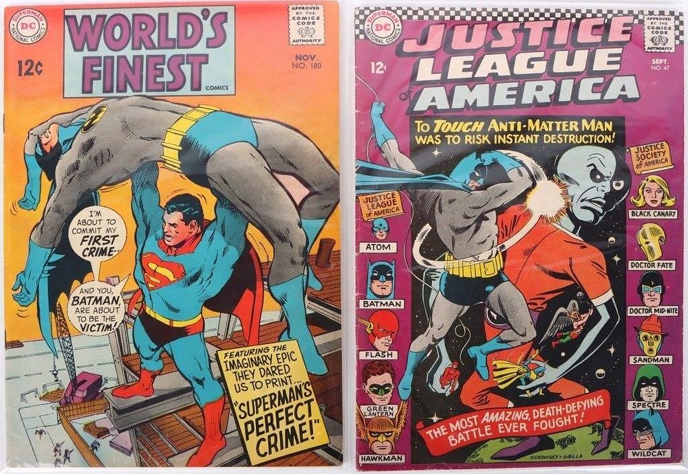 Lot 212333: COLLECTIBLE PAIR OF DC SILVER AGE COMIC BOOKS