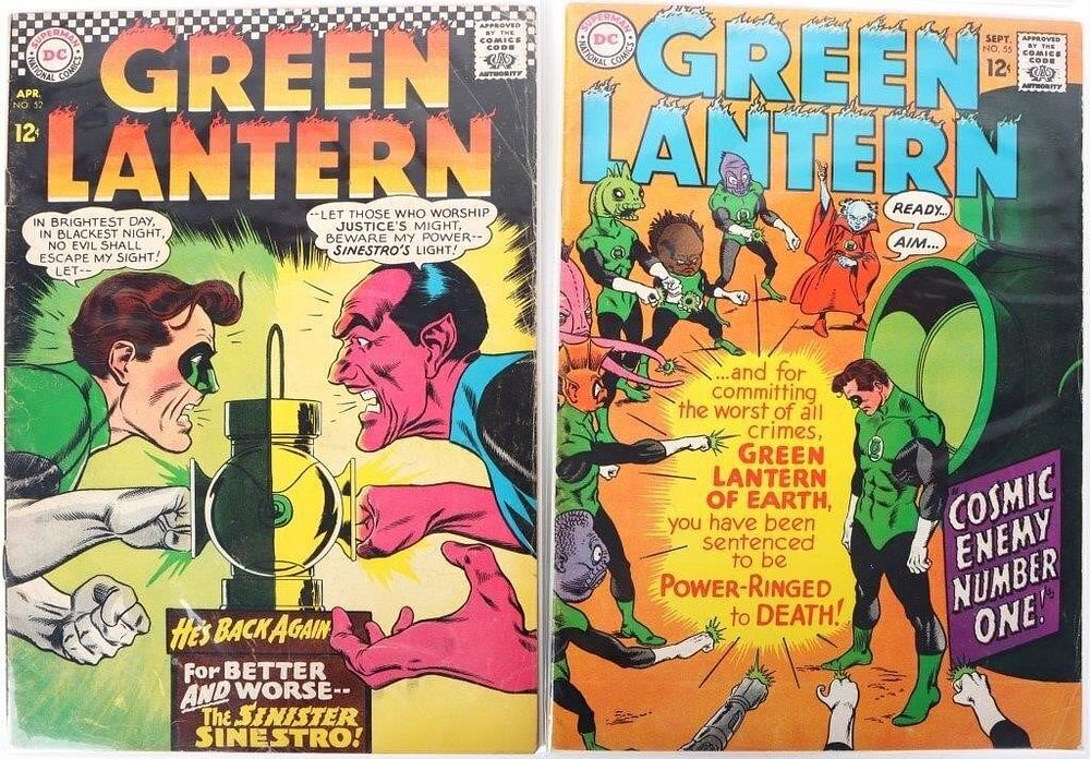 Lot 212342: GREEN LANTERN #52 & #55 KEY COMIC BOOKS - (2)