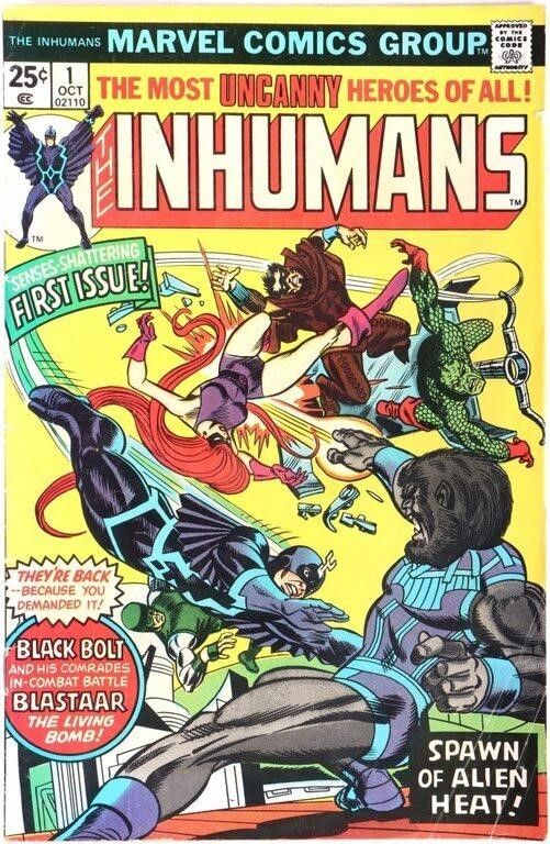 Lot 212344: INHUMANS #1 MARVEL 1975 FIRST PREMIERE ISSUE
