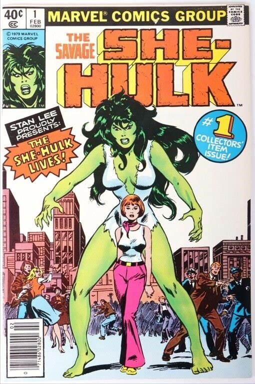 Lot 212355: THE SAVAGE SHE-HULK #1 - 1ST APP SHE HULK COMIC
