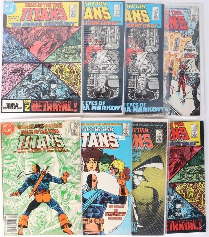 Lot 212359: TALES OF THE TEEN TITANS COLLECTIBLE COMIC BOOKS