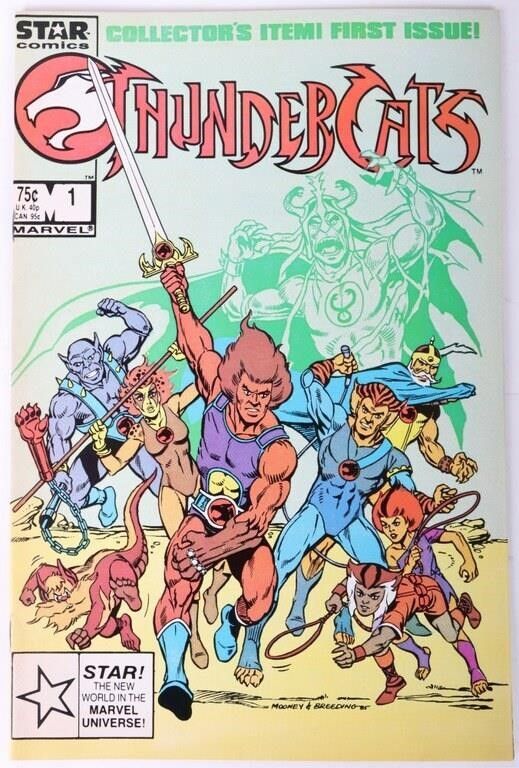 Lot 212360: THUNDERCATS #1 - 1ST APP. THUNDERCATS COMIC BOOK