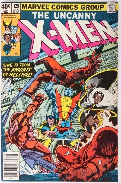 Lot 212363: UNCANNY X-MEN #129 MARVEL 1980 DARK PHOENIX PT. 1
