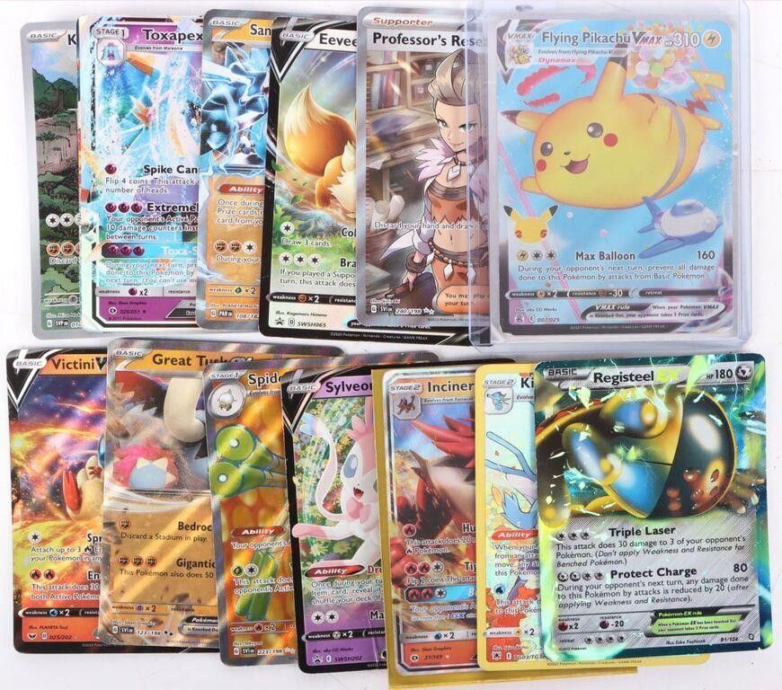 Lot 212375: POKEMON COLLECTIBLE HOLO CARDS - LOT OF 13