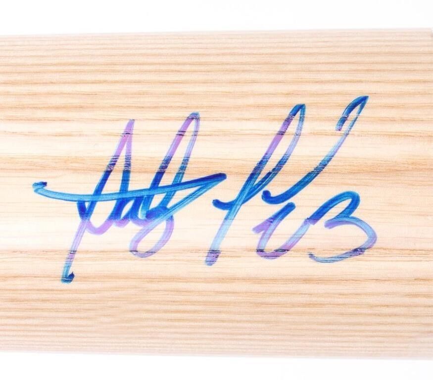 Lot 212383: FERNANDO TATIS JR. AUTOGRAPHED BLONDE RAWLINGS BAT